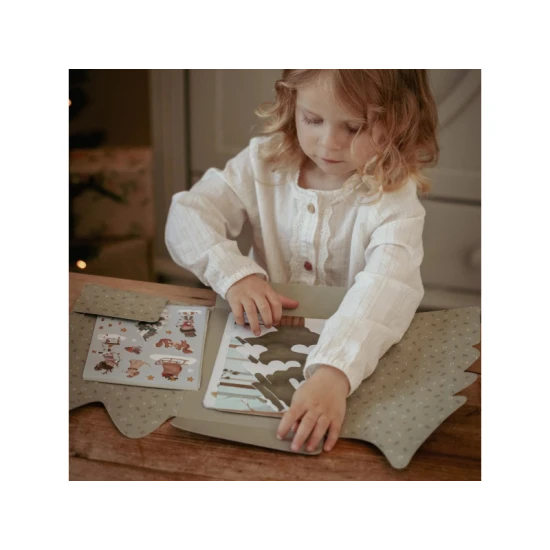 Weihnachtswünsche-Aufkleber-Set