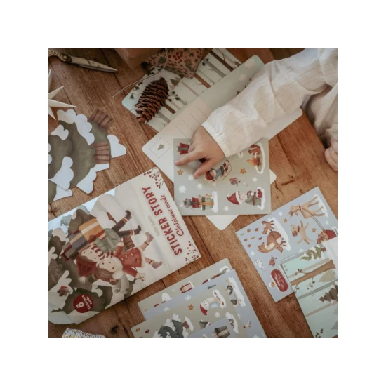 Weihnachtswünsche-Aufkleber-Set