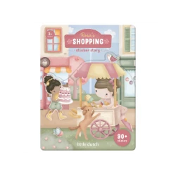 Buch mit Aufklebern Shopping Rosa