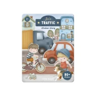 Buch mit Aufklebern Transport Jim