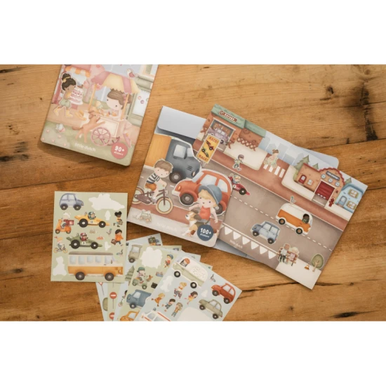 Buch mit Aufklebern Transport Jim