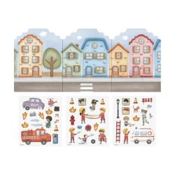 Buch mit Aufklebern Feuerwehr