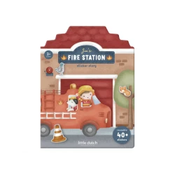 Buch mit Aufklebern Feuerwehr