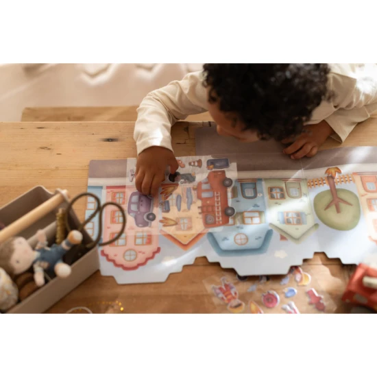 Buch mit Aufklebern Feuerwehr