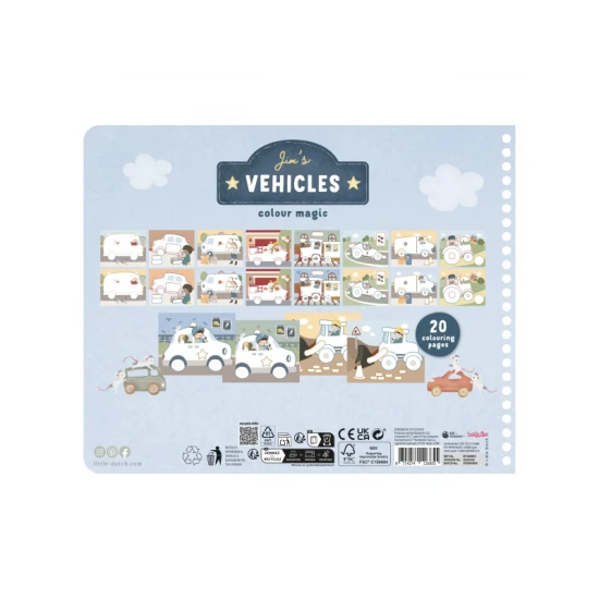 Buntstift-Malvorlagen Transport Jim