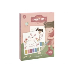 Rosa Feengarten Aquarell- und Sticker-Malbuch