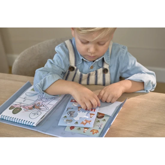 Malbücher mit Wasserfarben und Aufklebern Jim Transport