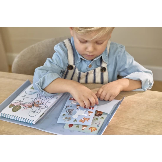 Malbücher mit Wasserfarben und Aufklebern Jim Transport