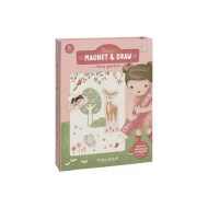 Buch mit Magneten Rosa Fairy Garden