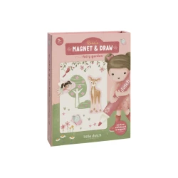 Buch mit Magneten Rosa Fairy Garden