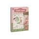 Buch mit Magneten Rosa Fairy Garden
