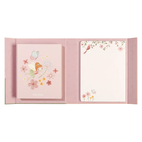 Buch mit Magneten Rosa Fairy Garden