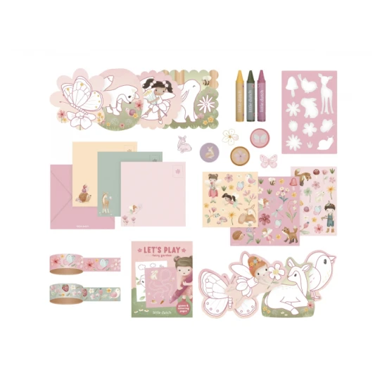 Kreatives Set in einem Rosa-Gehäuse