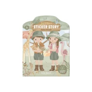 Buch mit wiederverwendbaren Stickern Safari Friends