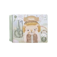 Buch mit Ausschneidemasken Safari Friends