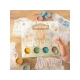 LITTLE DUTCH Kreativset Fingermalen Safari Friends