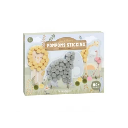 Kreativset mit Pompons Safari Friends