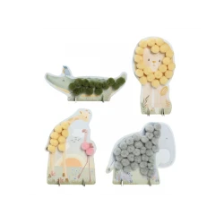 Kreativset mit Pompons Safari Friends