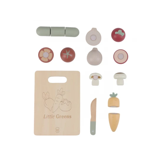 Holzgemüse zum Schneiden