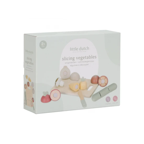 Holzgemüse zum Schneiden