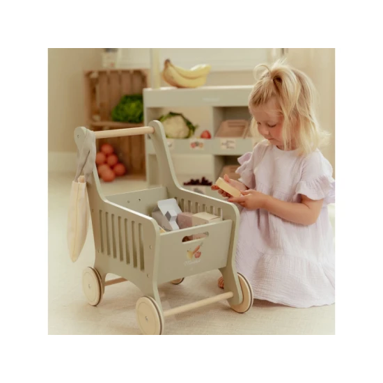 Einkaufswagen mit Zubehör