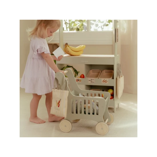 Einkaufswagen mit Zubehör