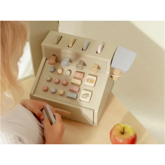 Kasse mit Scanner und Kartenlesegerät