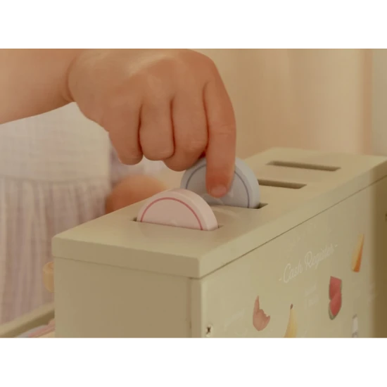 Kasse mit Scanner und Kartenlesegerät