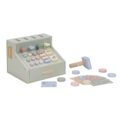 Kasse mit Scanner und Kartenlesegerät