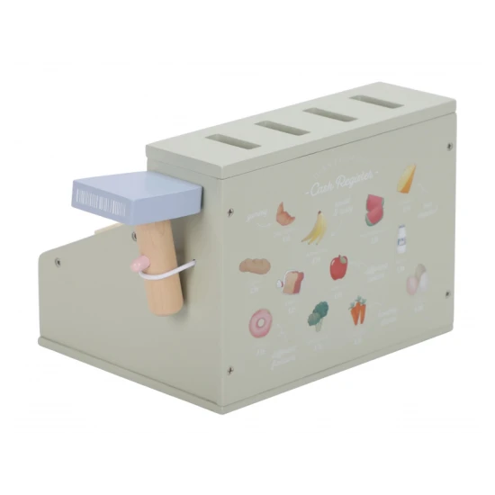 Kasse mit Scanner und Kartenlesegerät