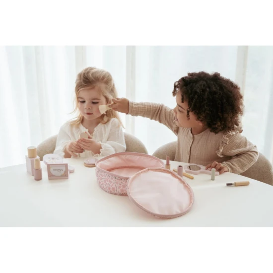 Kosmetiktasche mit Zubehör Pink