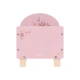Holz-Puppenbett mit Bettdecke Pink