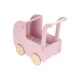 Holz-Puppenwagen mit Bettdecke Pink
