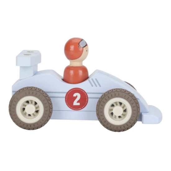 Rennwagen mit Schwungrad