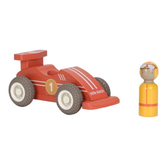 Rennwagen mit Schwungrad