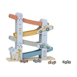 Autorennbahn mit Autos Blue