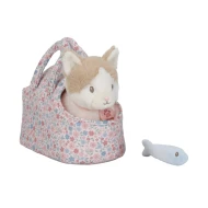 Plüschkatze in einer Handtasche