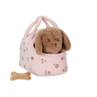 Plüschhund in einer Handtasche