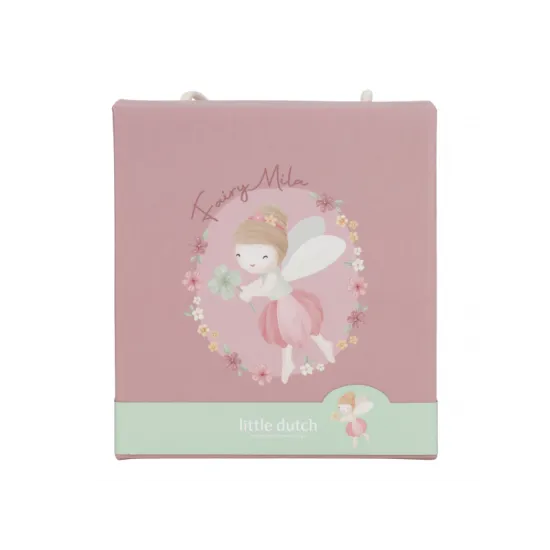 Sanfte Feenpuppe Mila im rosa Kleid mit Flügeln, geeignet zum Spielen und Kuscheln