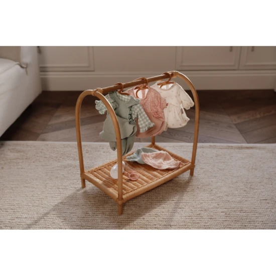 Puppenkleidung „Baby Green Check“ von Little Dutch