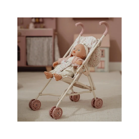 Zusammenklappbarer Golfwagen für Puppen Soft Flowers