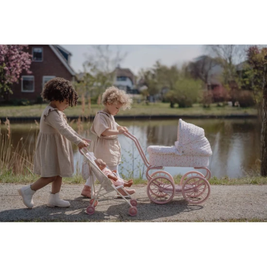 Kinderwagen für Puppen Soft Flowers