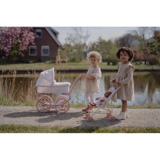 Kinderwagen für Puppen Soft Flowers