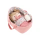 Puppe im Korb Rosa