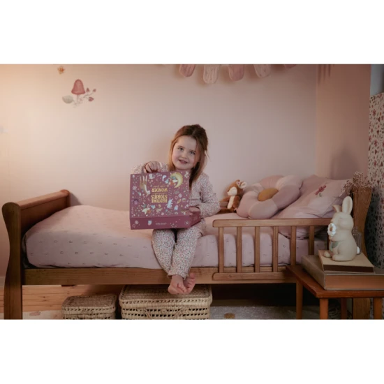 Kinderprojektor Little Dutch Pink - Märchen zur Projektion mit 12 Rollen und einem Bilderbuch