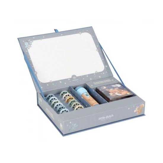 Little Dutch Blue Kinderprojektor - Märchen zur Projektion mit 12 Rollen und einem Bilderbuch