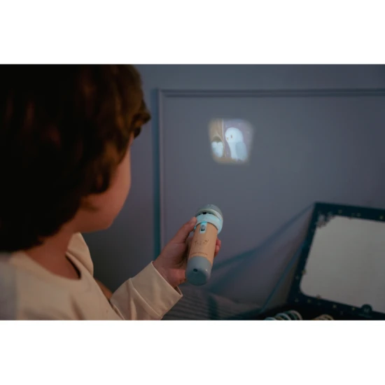 Little Dutch Blue Kinderprojektor - Märchen zur Projektion mit 12 Rollen und einem Bilderbuch