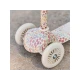 Dreirädriger Roller Sunny Flower Off White