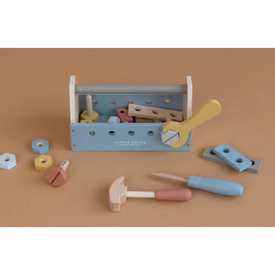 Holzwerkzeuge in einer Box von Little Dutch