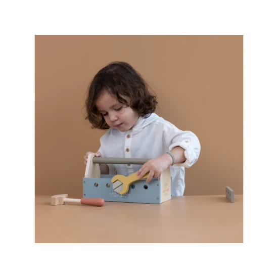 Holzwerkzeuge in einer Box von Little Dutch